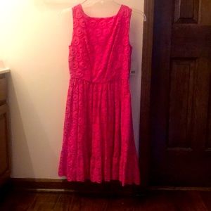Jewel tone -Bright Pink A-Line